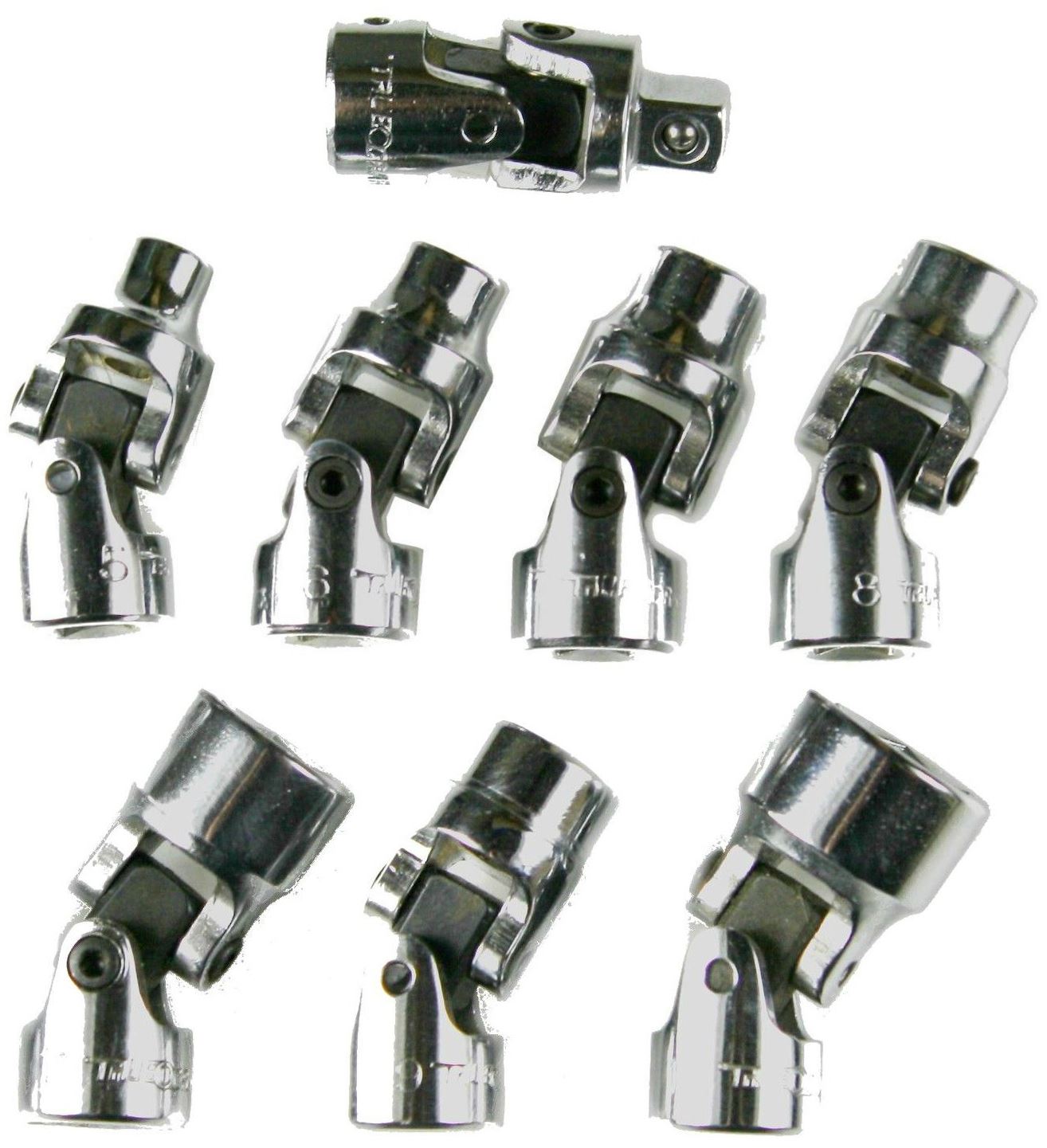 Metric MM 1/4" Drive Swivel Flex 8pc Piece Sockets Set 6 point eBay