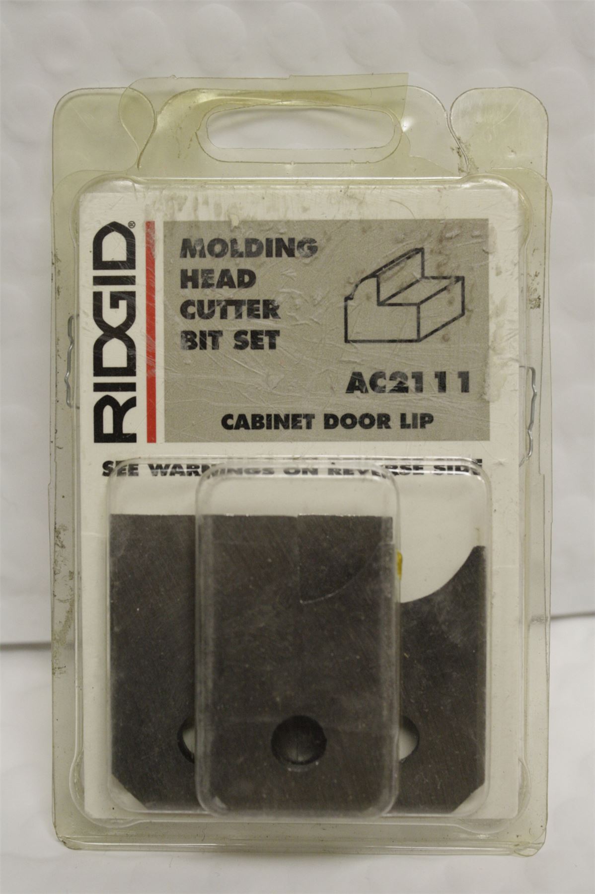 RIDGID Molding Head Cutter Bit Set Door Lip AC2111 NEW FREE