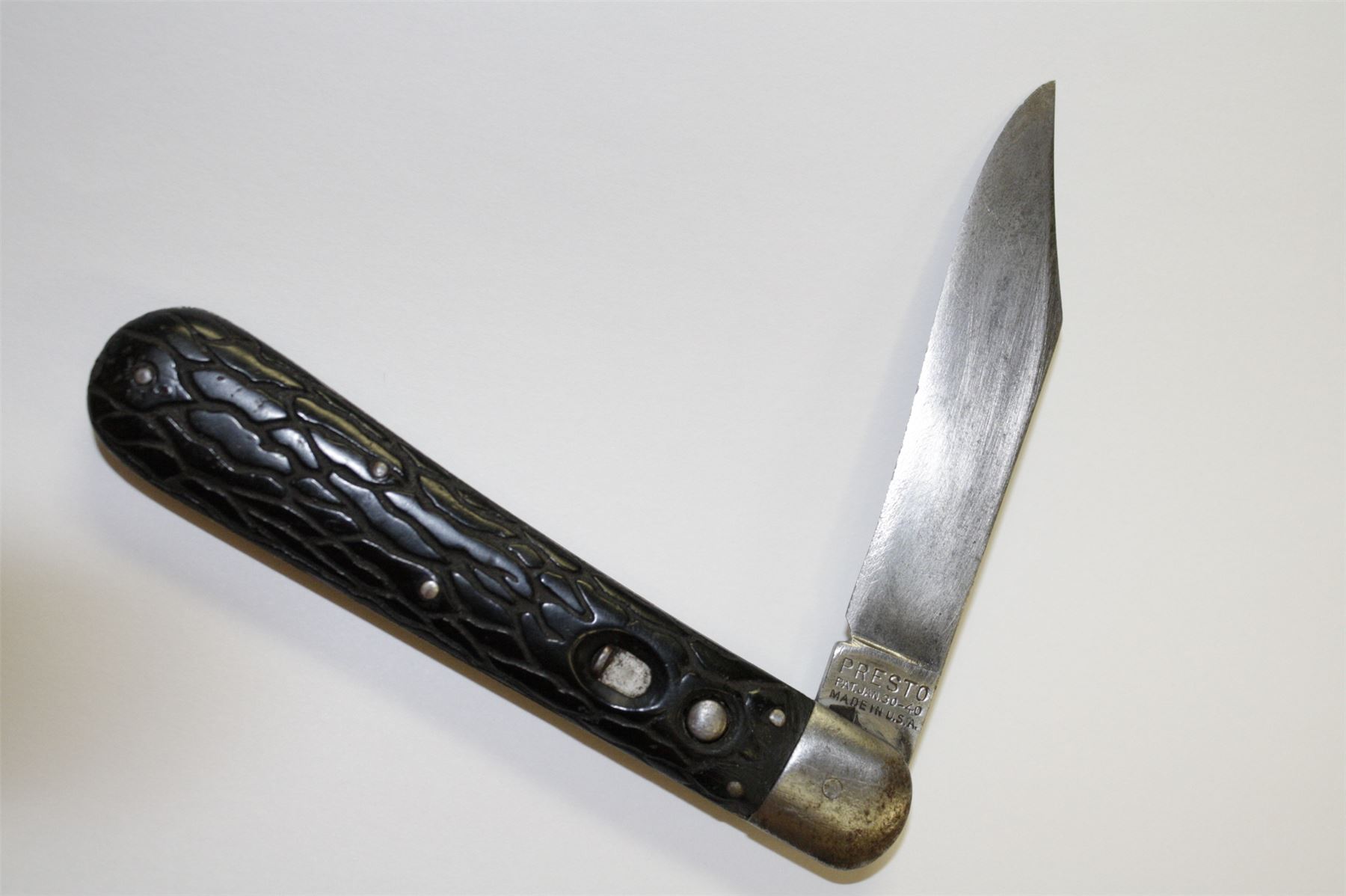 Rare World War 2 Schrade PRESTO Military Issue PAT.3040 Knife