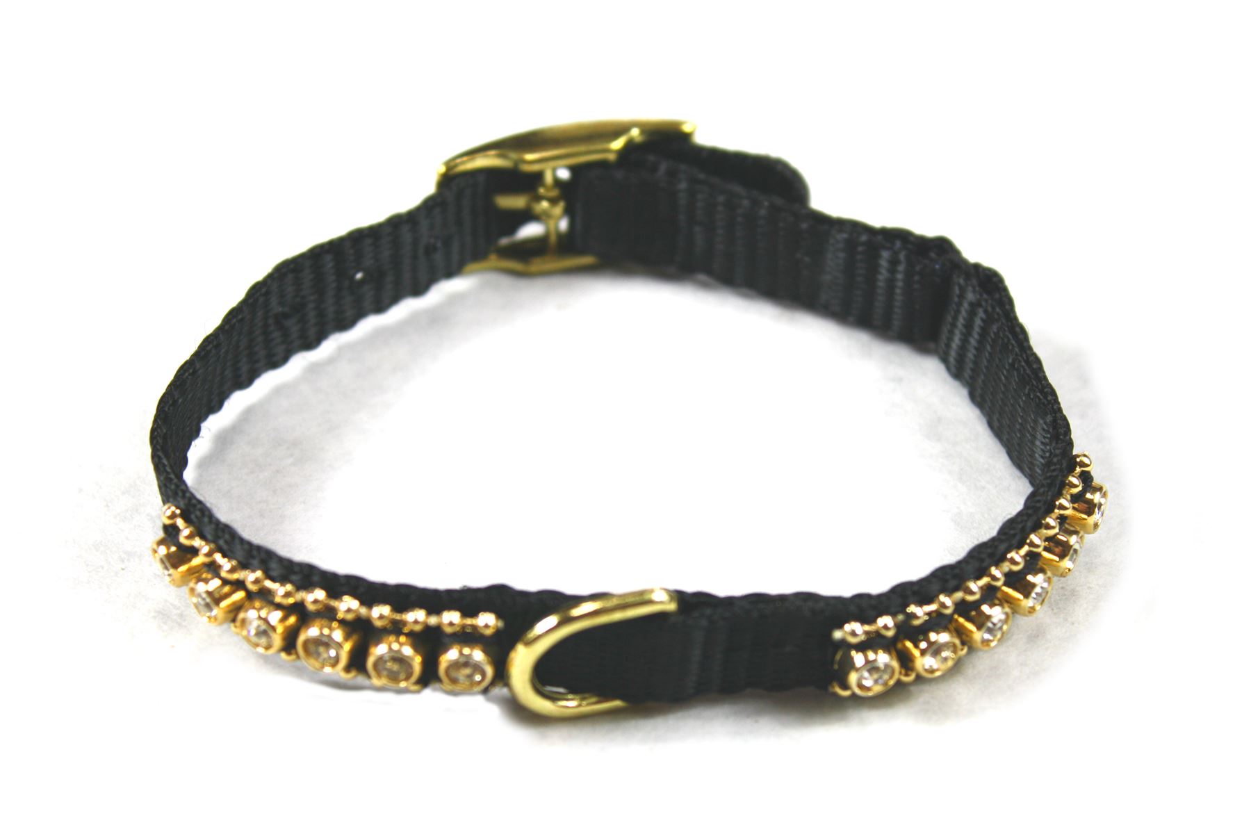 Adjustable Nylon Rhinestone Studded Cat Collar 3 Colors eBay