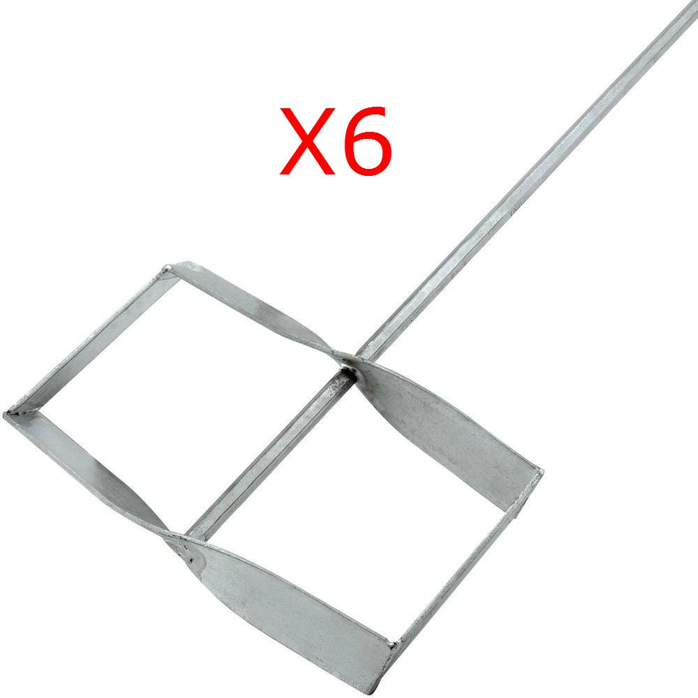 NEW Thinset Grout Mortar Plaster Mud Cement 24" Mixer Mixing Paddle 6