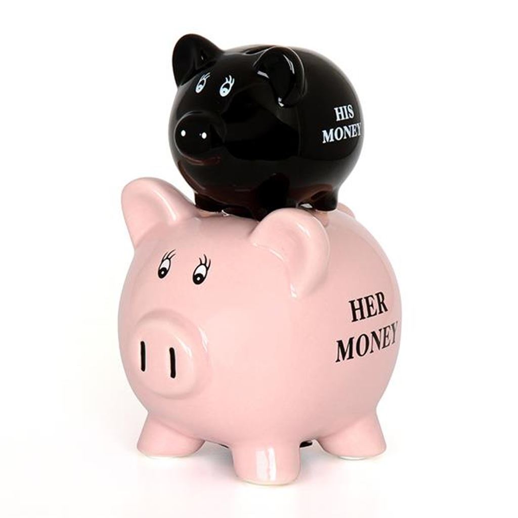 coin bank piggy bank his and hers novelty money pot gifts for ebay coin bank piggy bank his and hers novelty money pot gifts for ebay