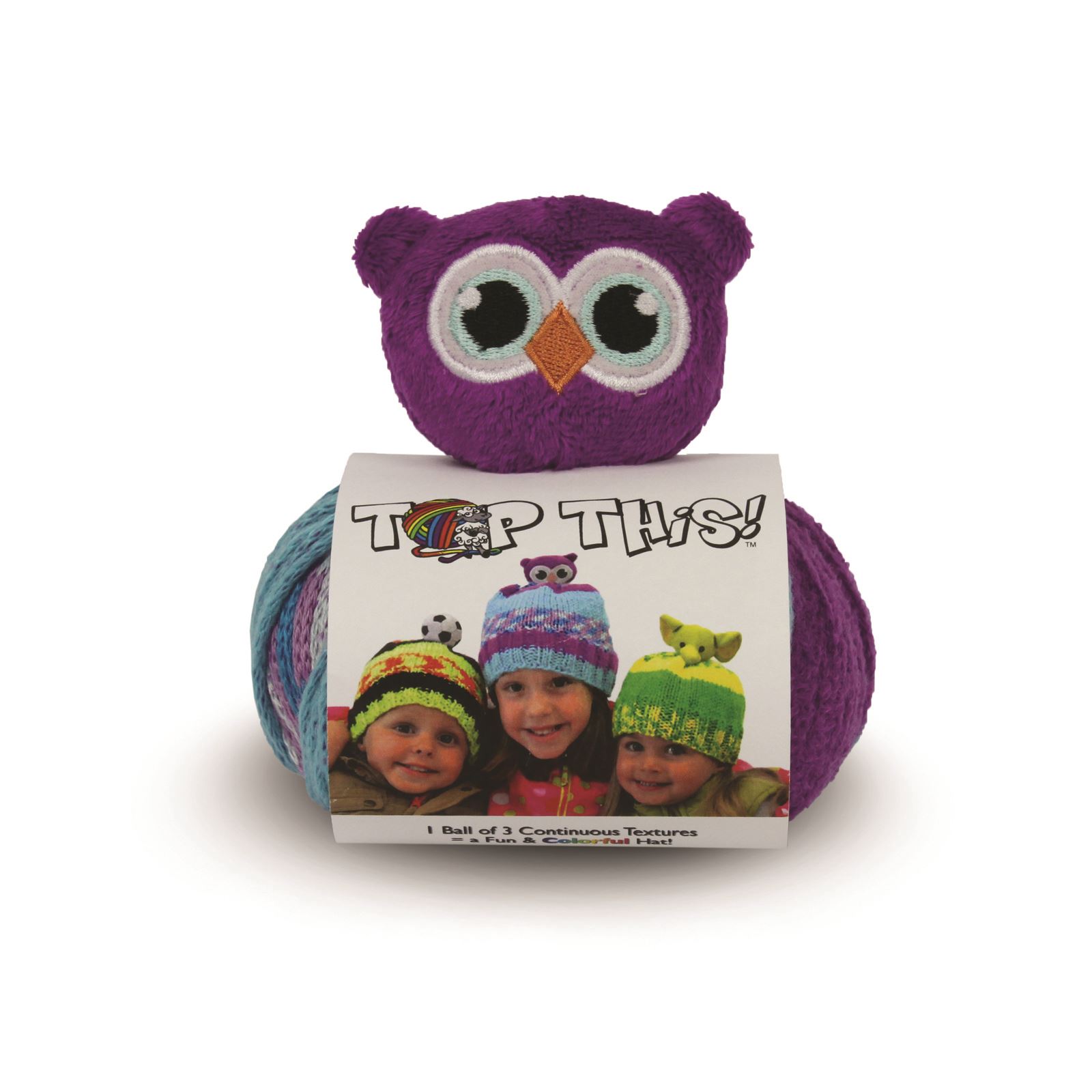 DMC Top This! Kids Hat Knitting Kits Characters Christmas Wool eBay