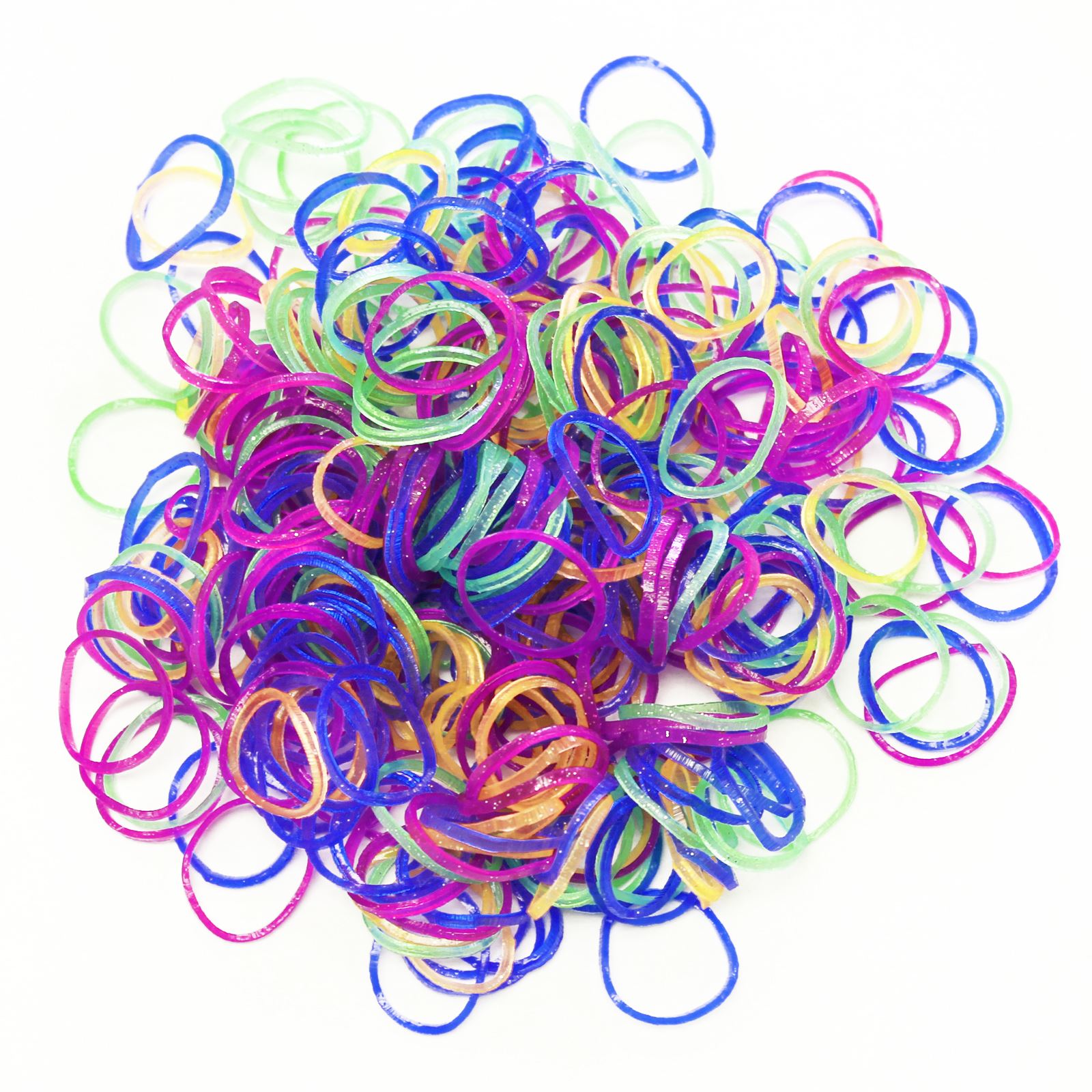 600pcs Colourful Loom Bands Rubber Twistz Bandz DIY Bracelet Refill Kit