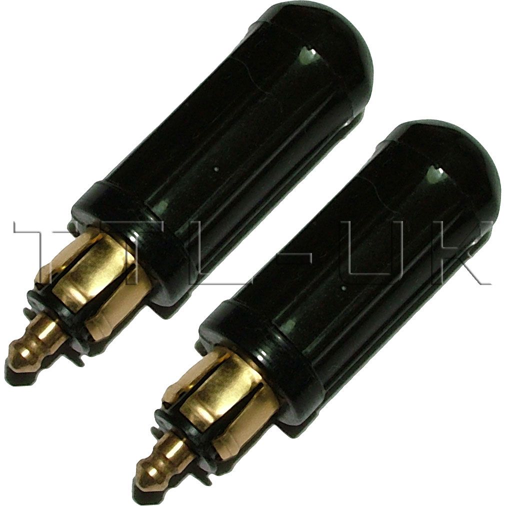 12v/24v DC Hella Type DIN Accessory Power plug 2 Plugs eBay