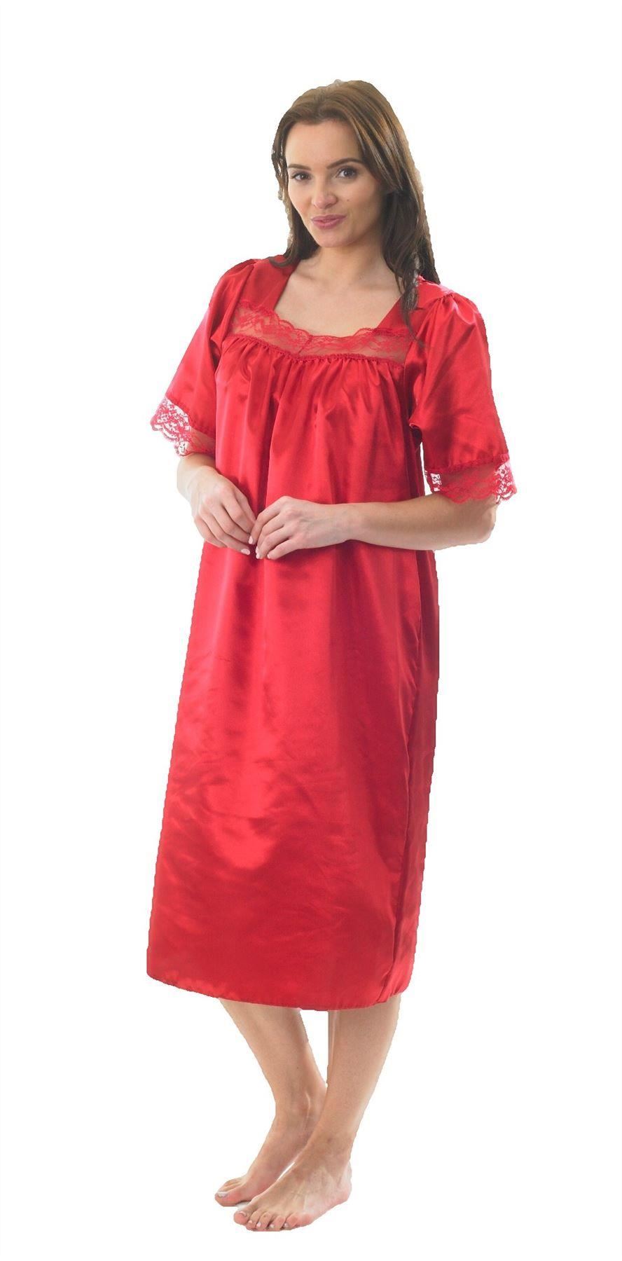 Ladies Womens Nightdress Nightie Plus Size Sleepwear Nightwear eBay