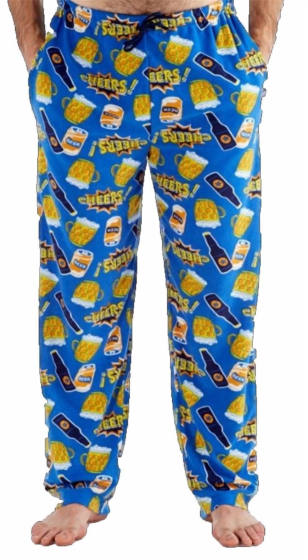 Mens beer loungepants pyjama bottoms pajama pyjamas Cheers eBay