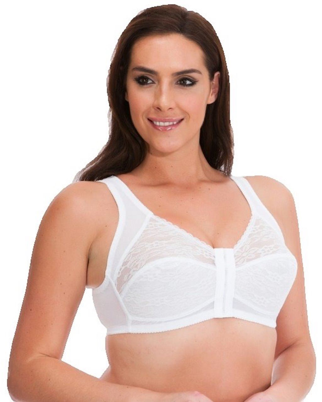 Front Fastening Posture Bra Back Support Non Wired 3442 BE Cup eBay