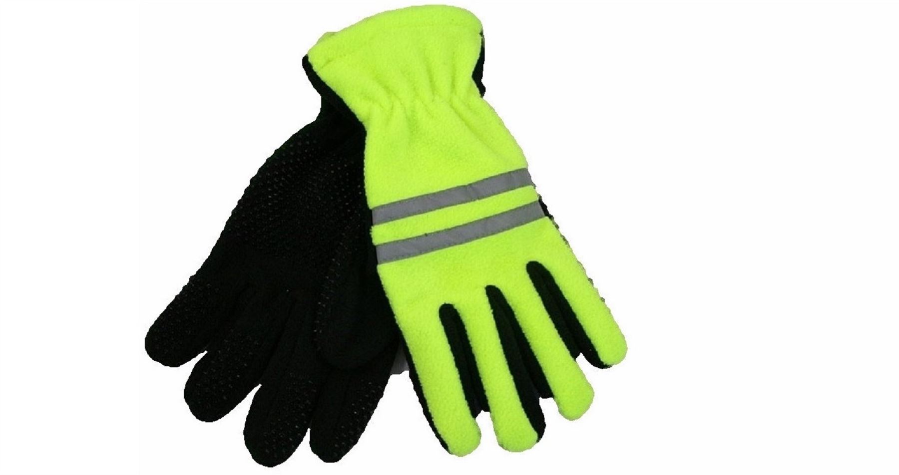 fluorescent cycling gloves