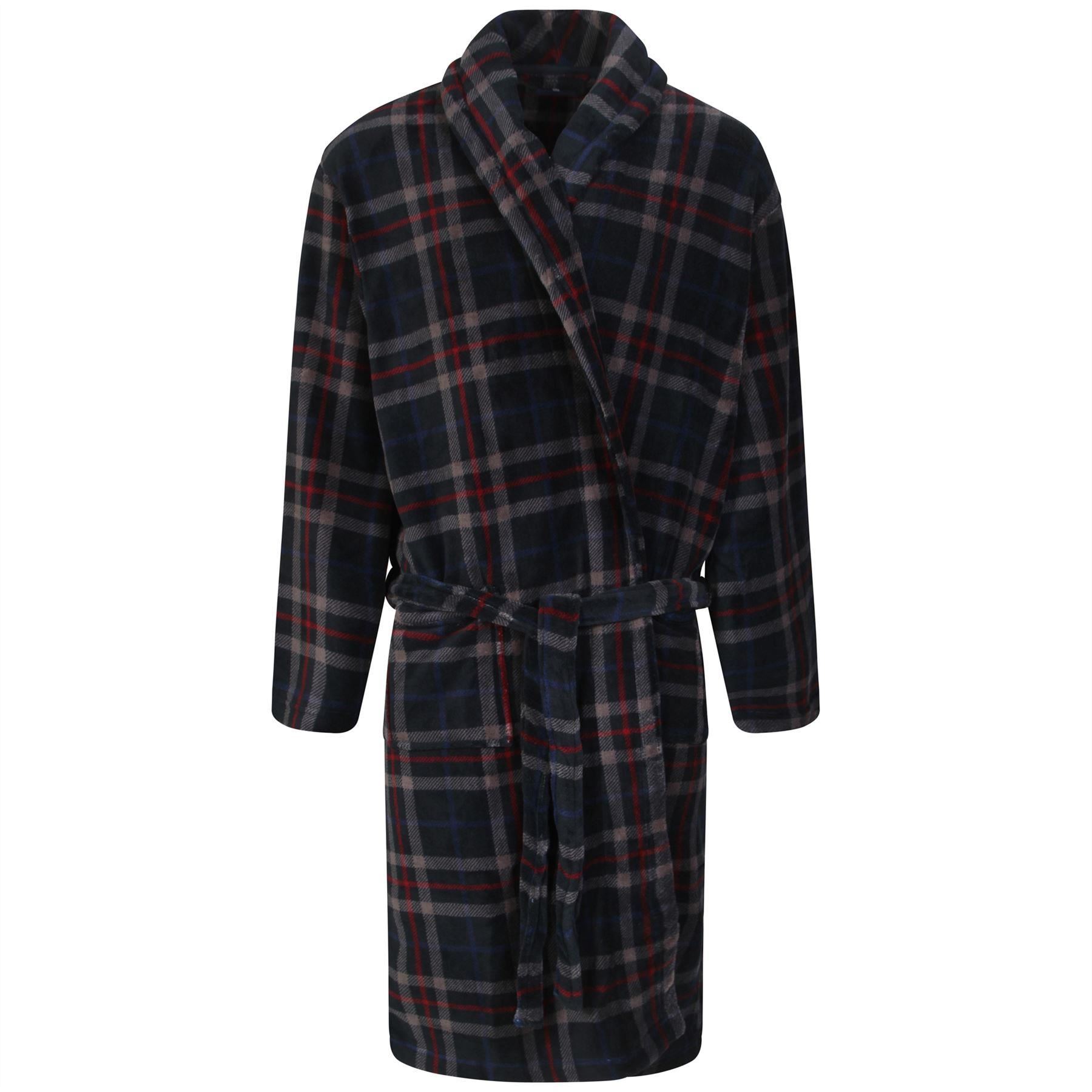 Mens King Size Big Fleece Dressing Gown Robe Wrap Soft Warm 2xl8xl eBay