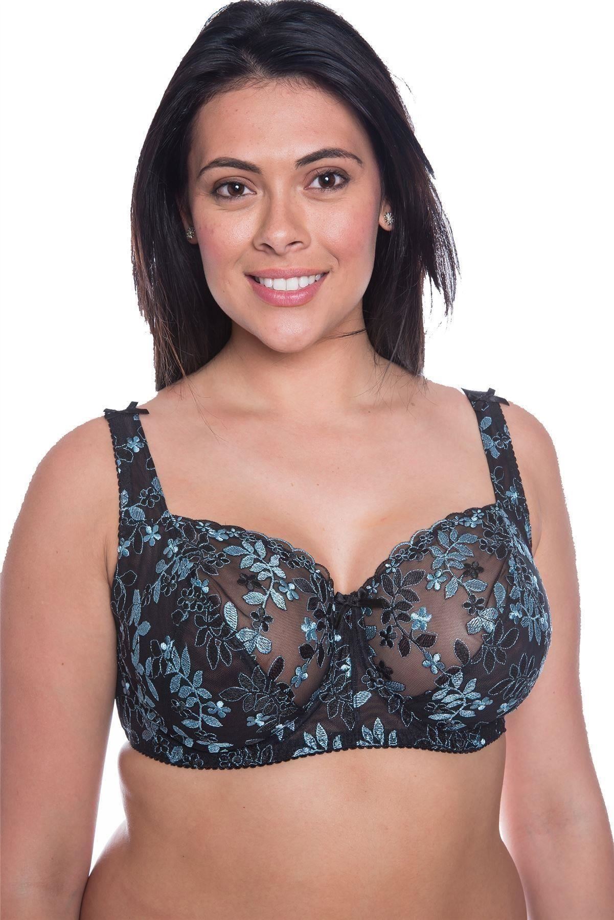 ladies bra underwired cup 34 36 38 40 42 44 46 D DD E F G H J eBay