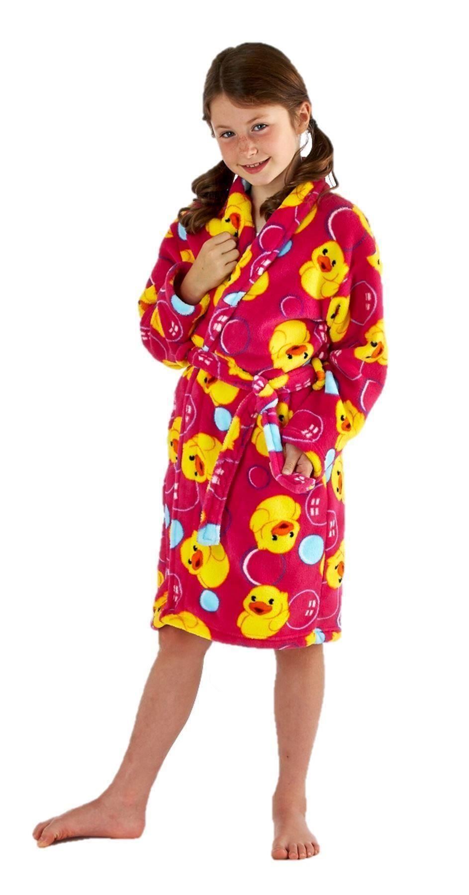 girls dressing gown bathrobe age 7 8 9 10 1 12 13 SUPER CUTE