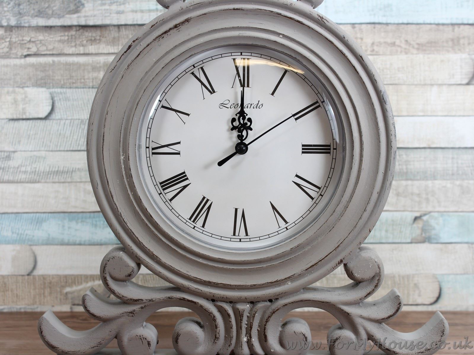 Leonardo Grey french style mantel clock eBay