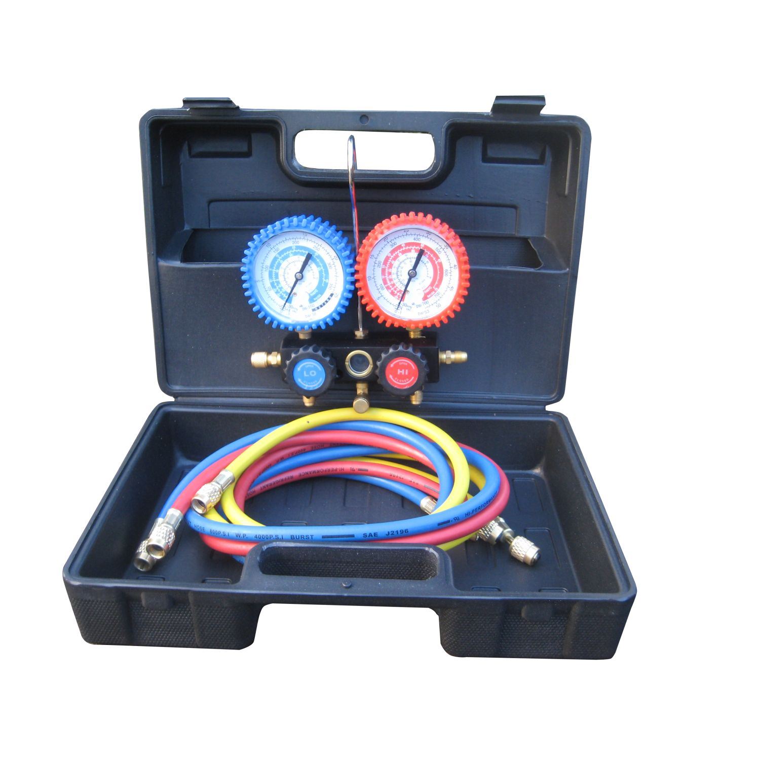 Refrigeration Air Conditioning 2 Way Manifold Gauge Sets and Hoses eBay