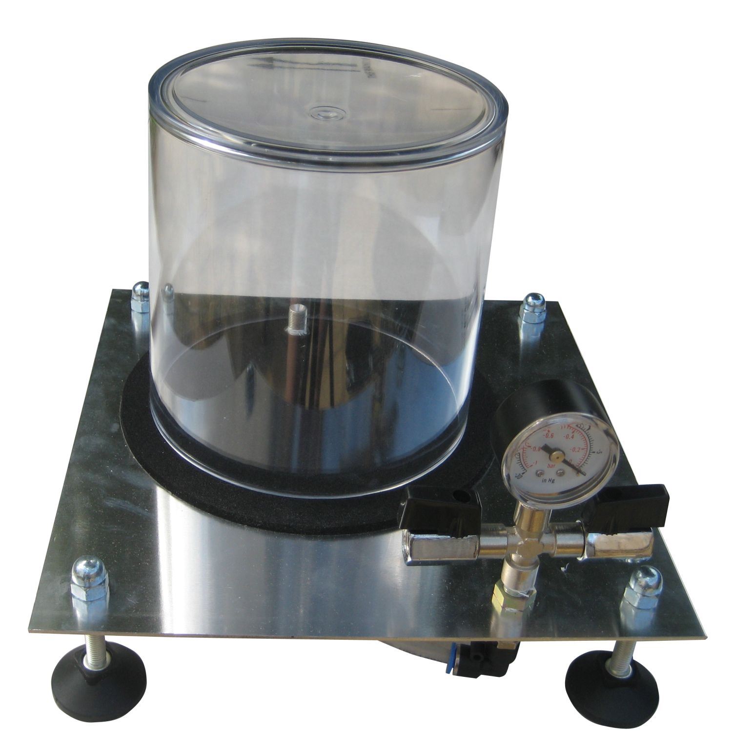 Vacuum, Degassing Chamber, 2L Acrylic with Hose eBay