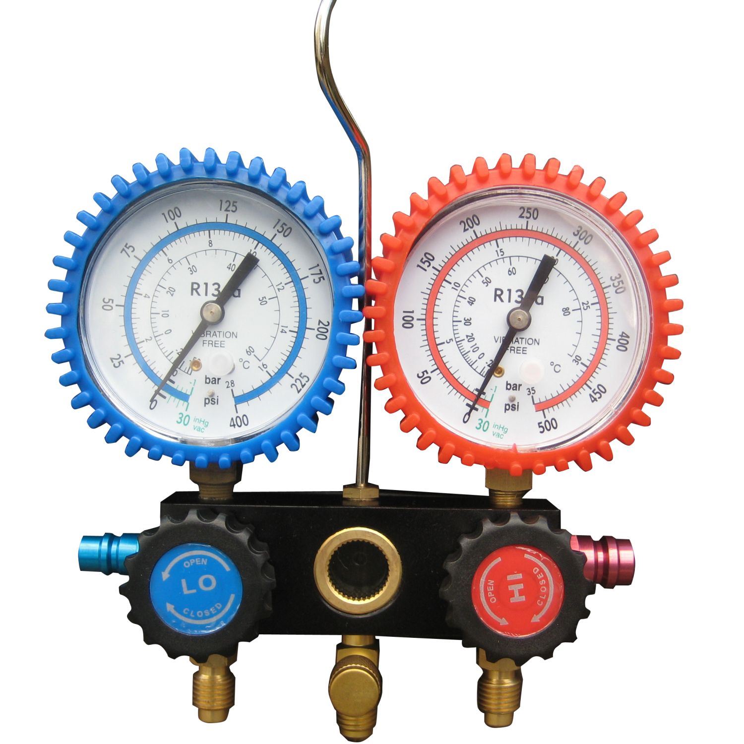 Refrigeration Air Conditioning 2 Way Manifold Gauge Sets and Hoses eBay