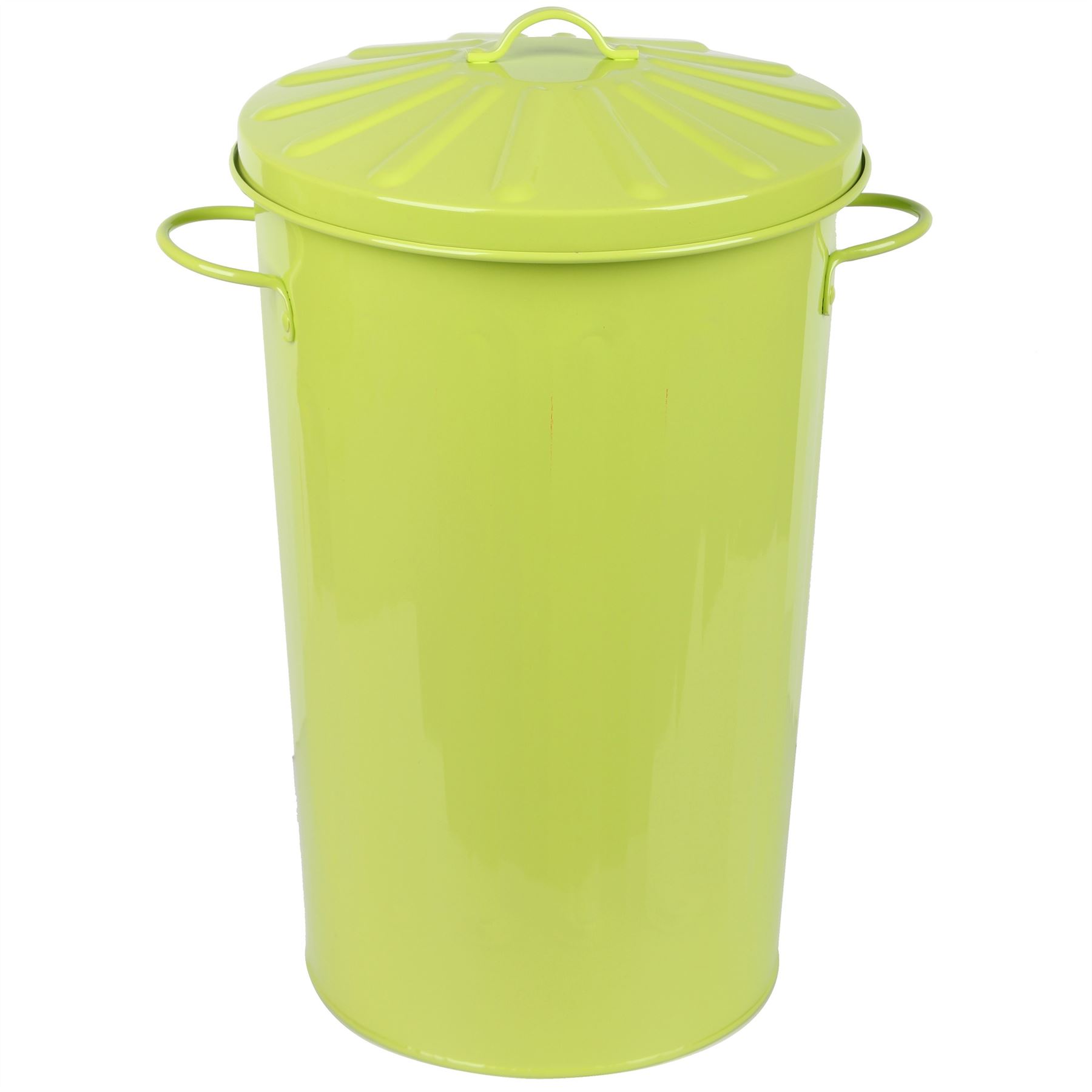 Metal 18 Litre Small Colour Recycle Dustbin Paper Rubbish Waste Bin