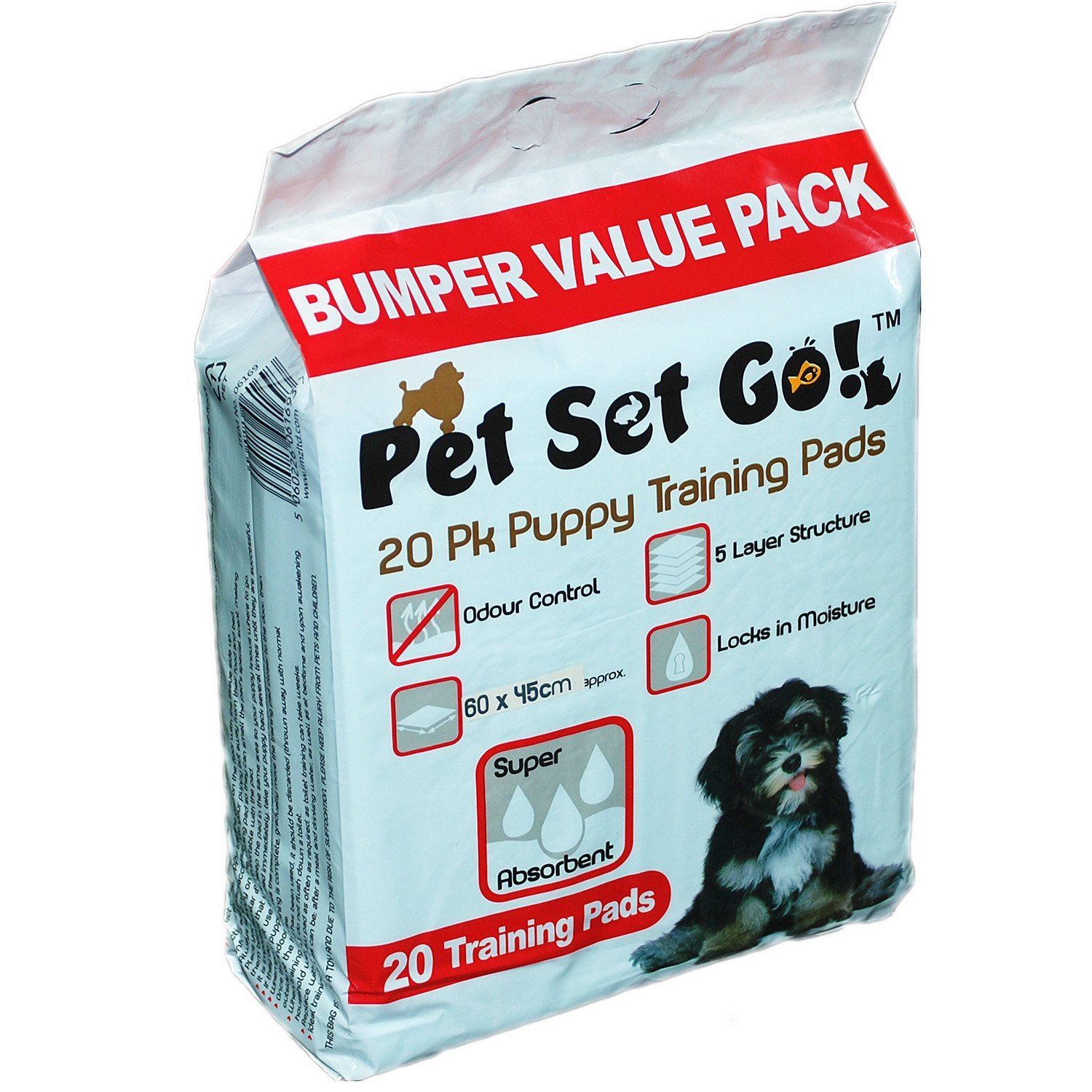 Super Absorbent Dog Puppy Training Pads Odour Control 5 Layer Super