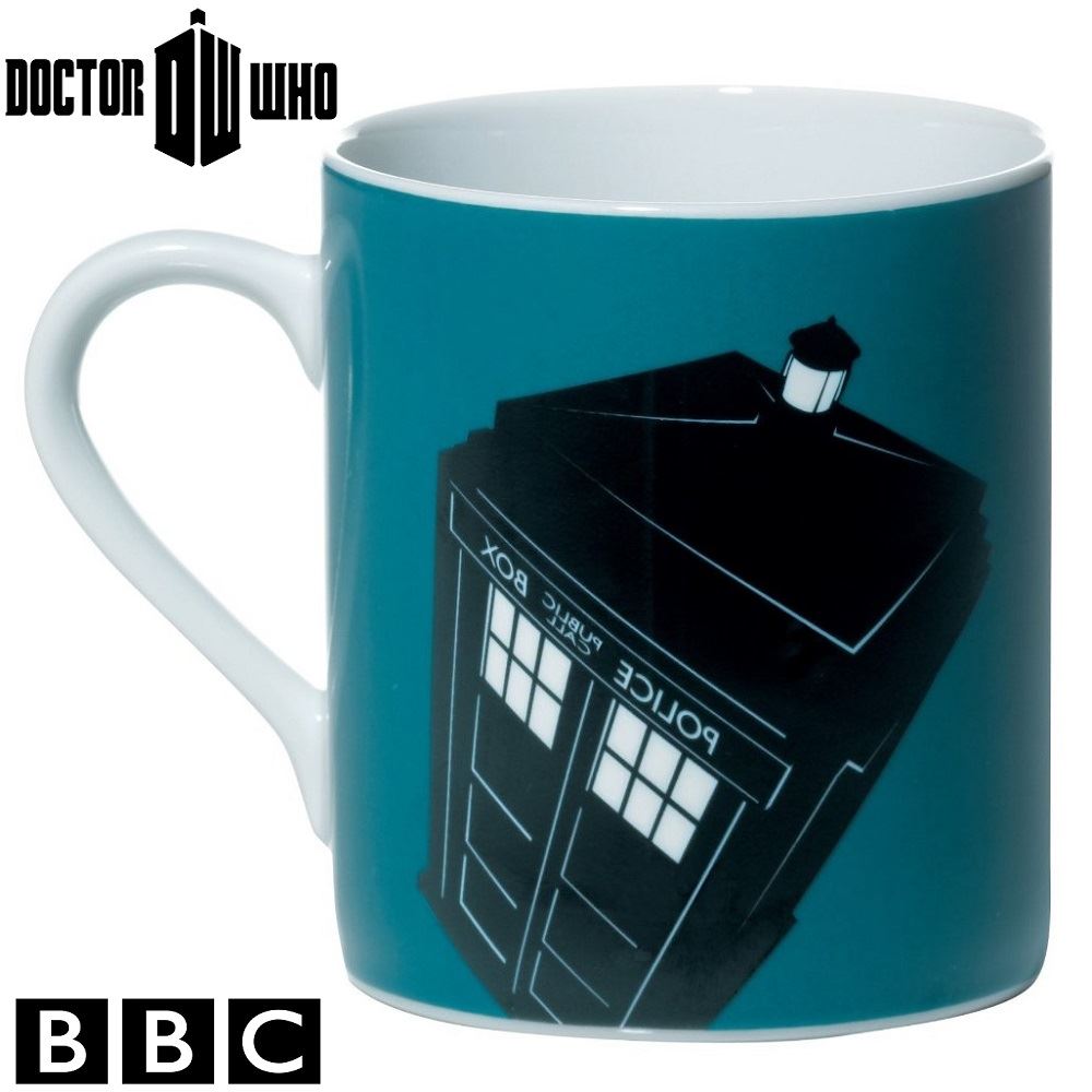 BBC DOCTOR WHO® Dr Who Official Ceramic Coffee Tea Cup Mugs Gift Set