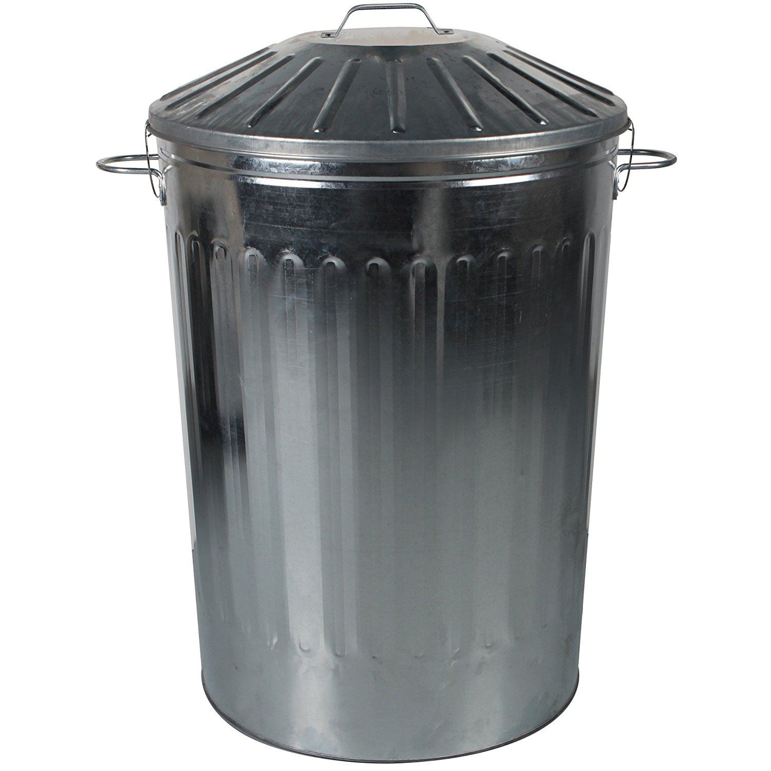 Small Medium Large Steel Metal Dustbin Home Garden Storage Unit Bin
