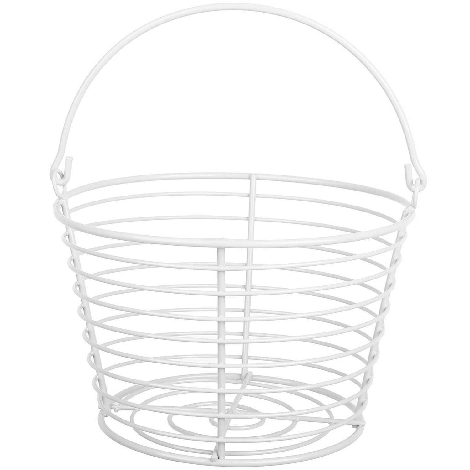 Country Farm Style Strong Colour Metal Wire Egg Holder Stand Basket