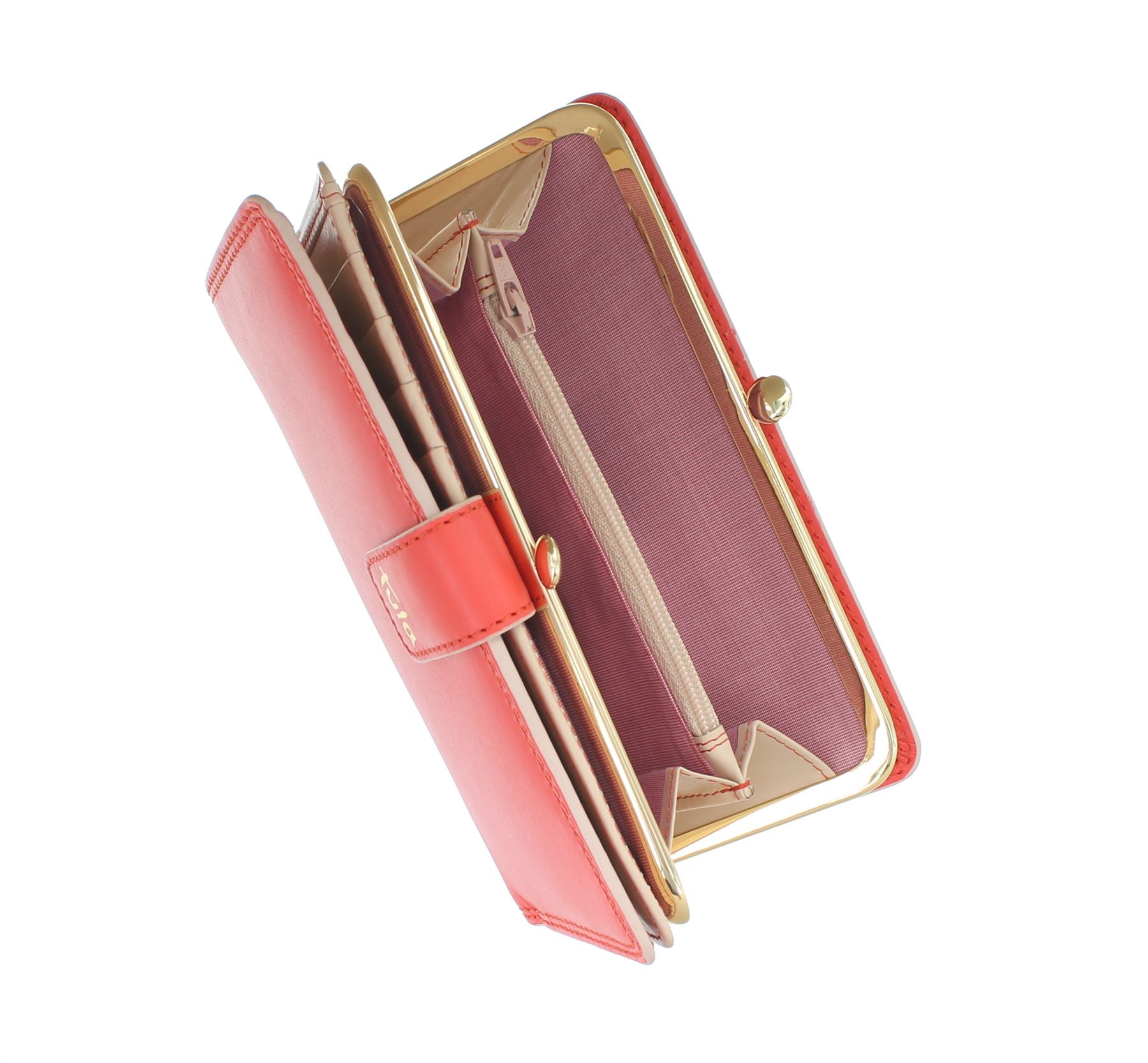 Tula SMOOTH ORIGINALS Ladies Leather Clip Top Frame Purse 7658 eBay