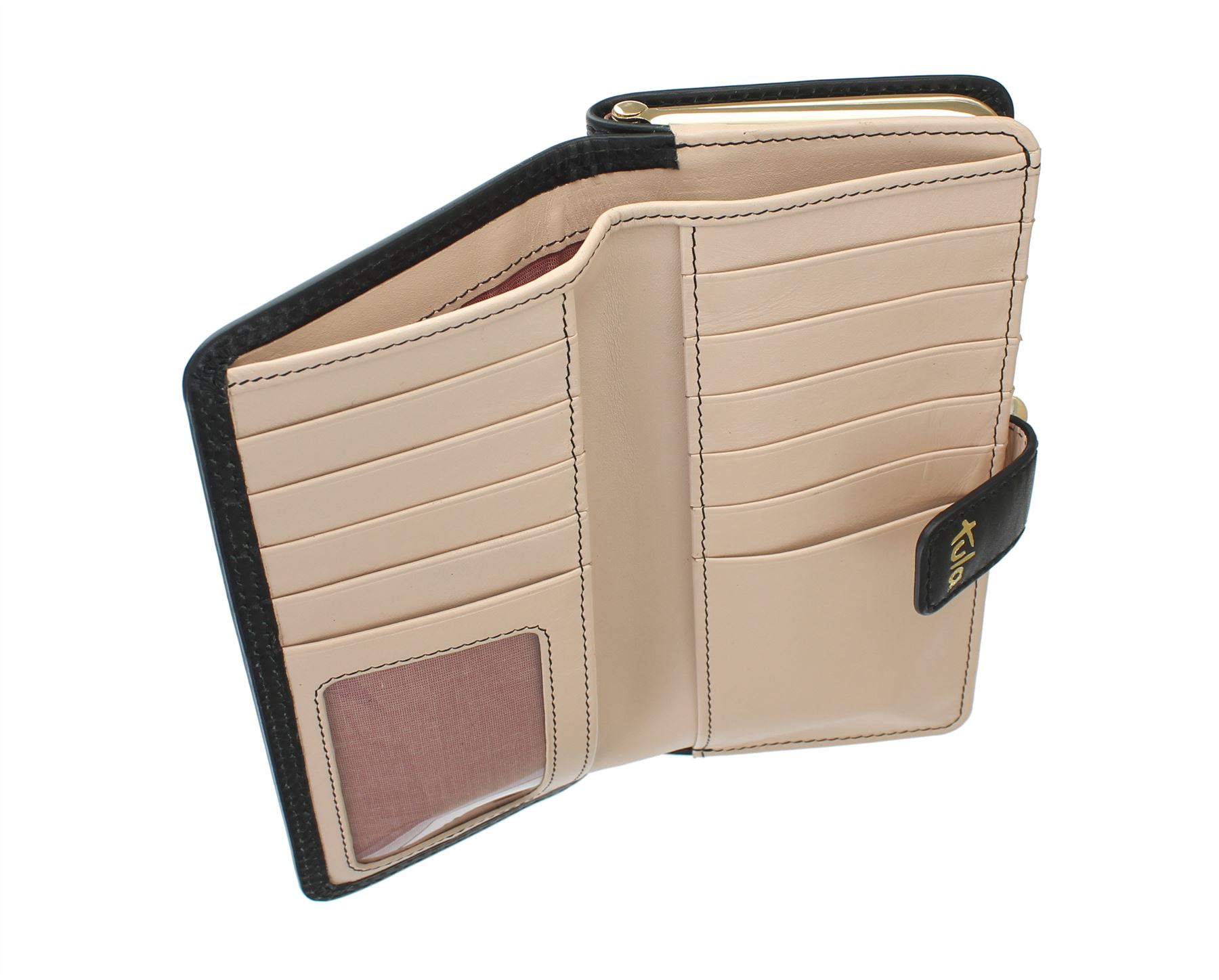 Tula SMOOTH ORIGINALS Ladies Leather Clip Top Frame Purse 7658 eBay