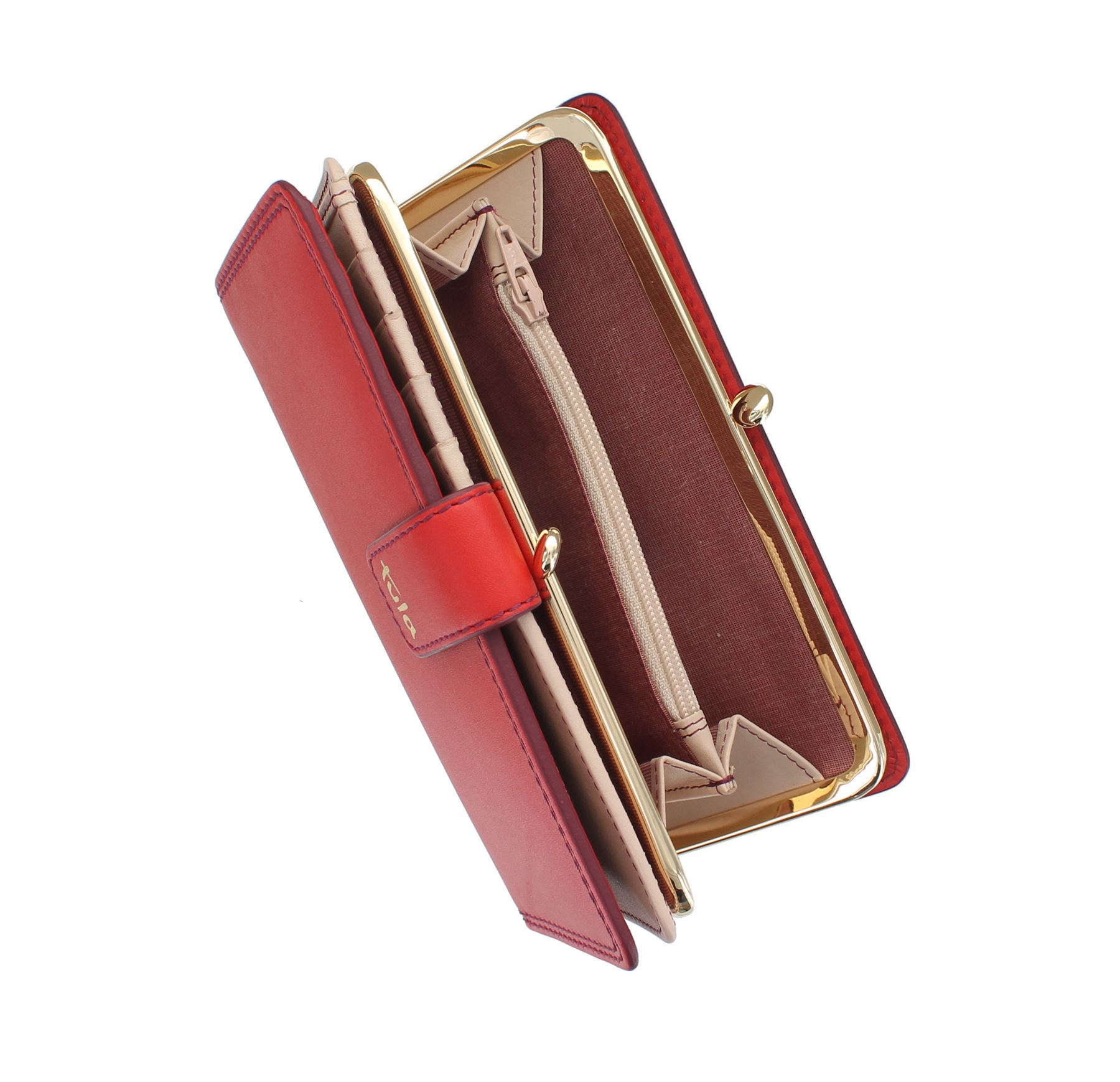 Tula SMOOTH ORIGINALS Ladies Leather Clip Top Frame Purse 7658 eBay