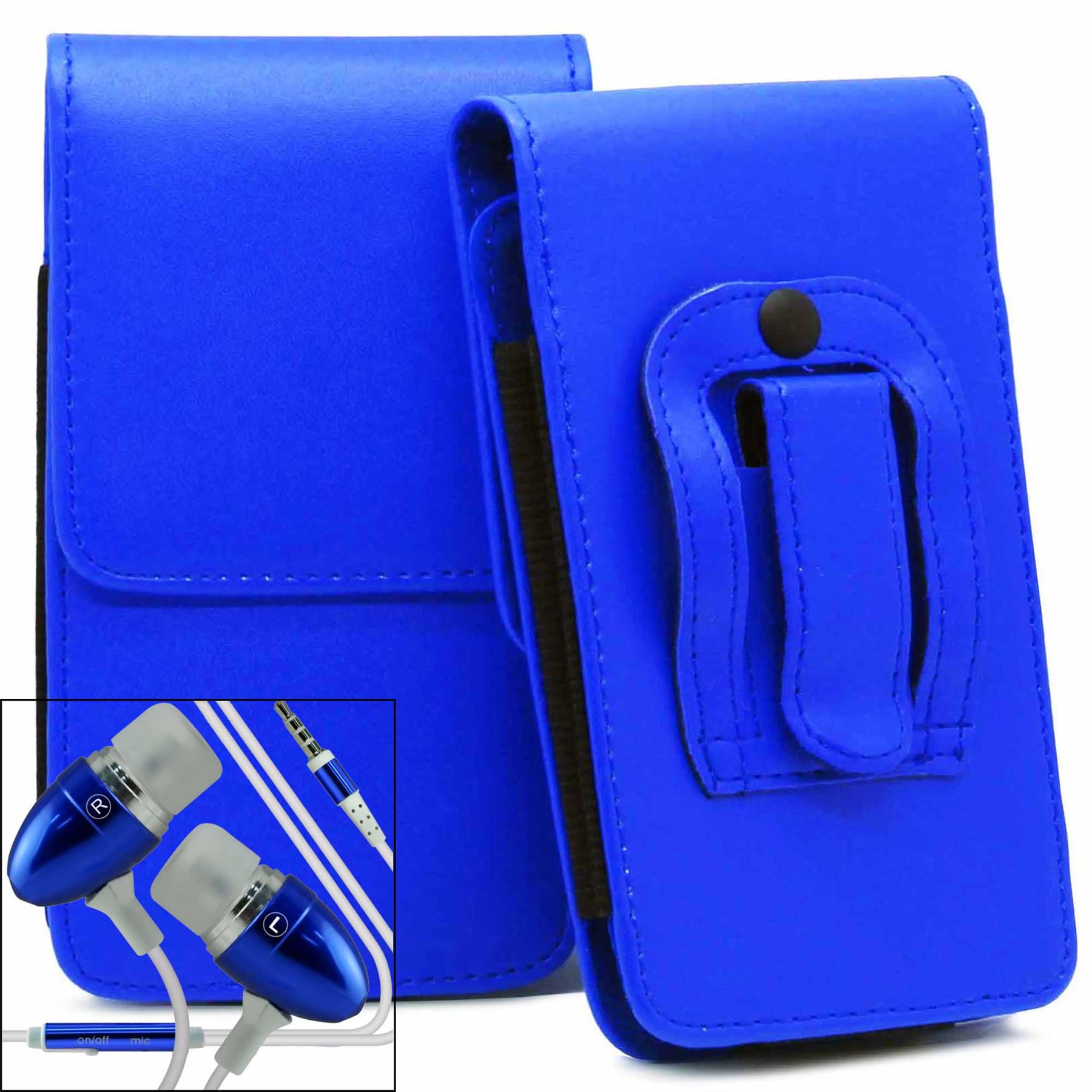 X Vertical Belt Pouch PU Leather Mobile Pent 