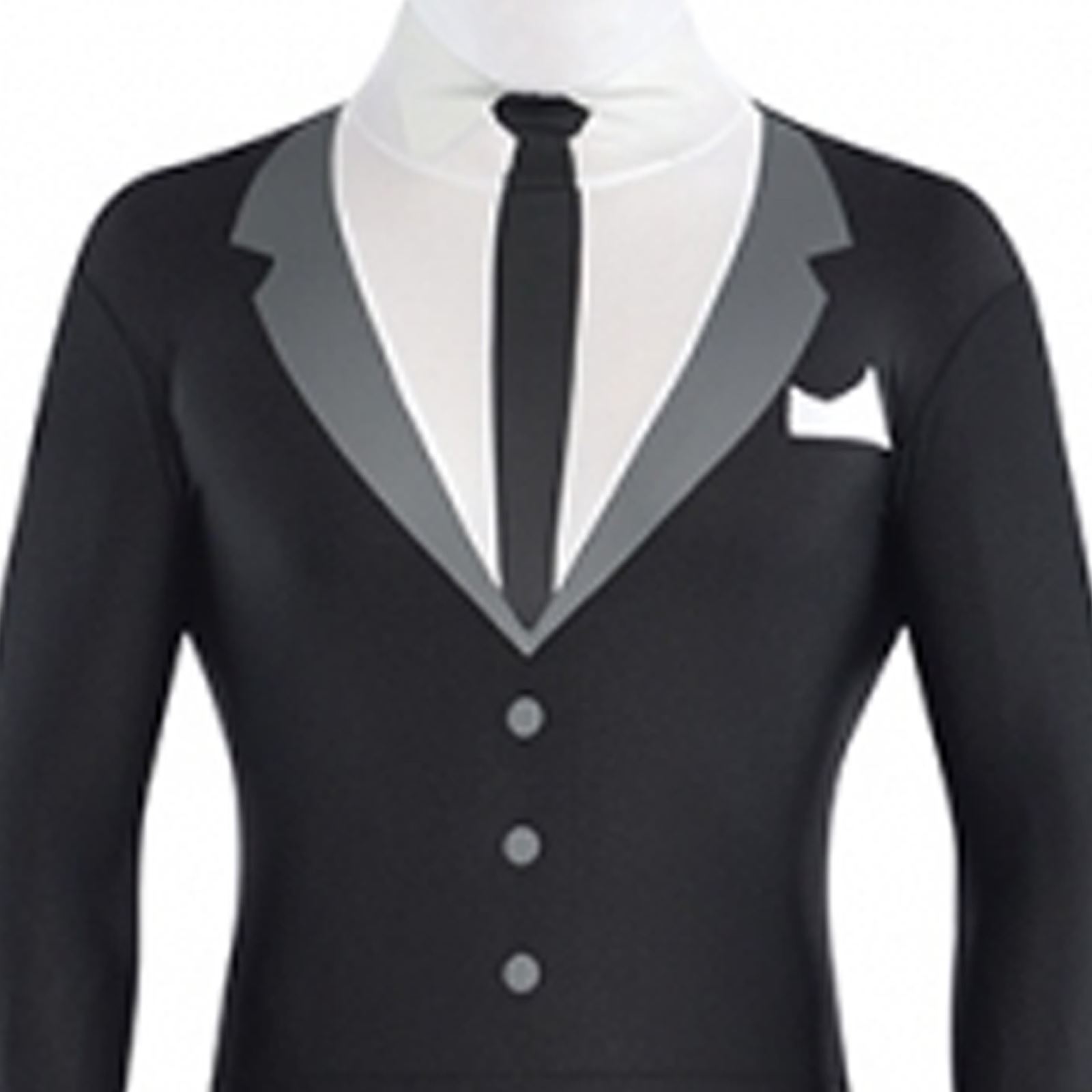 halloween spandex body suit tux teen men fancy dress scary costume slenderman bn ebay - Halloween Costume Slender Man halloween spandex body suit tux teen men fancy dress scary costume slenderman bn ebay - Halloween Costume Slender Man