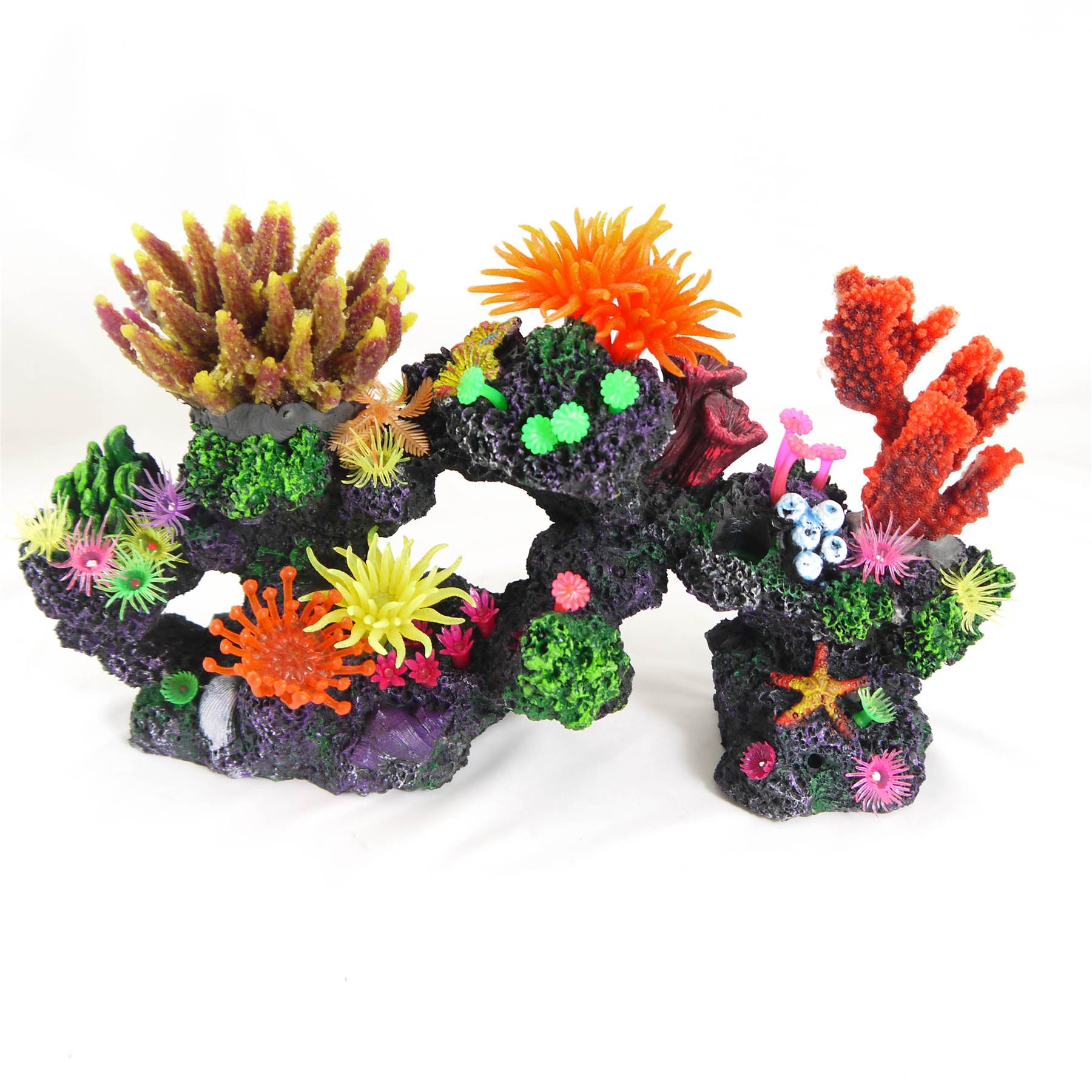 Realistic Coral Rock Aquarium Ornament Fish Tank Marine Decoration eBay