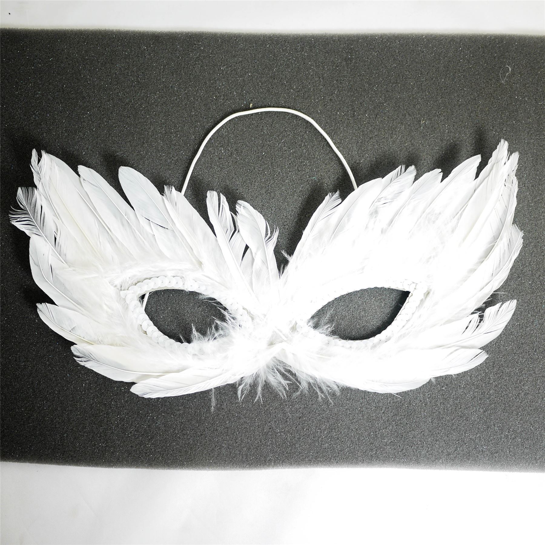 Fancy Dress Feather Eye Mask Masquerade Hallowen Party Ball