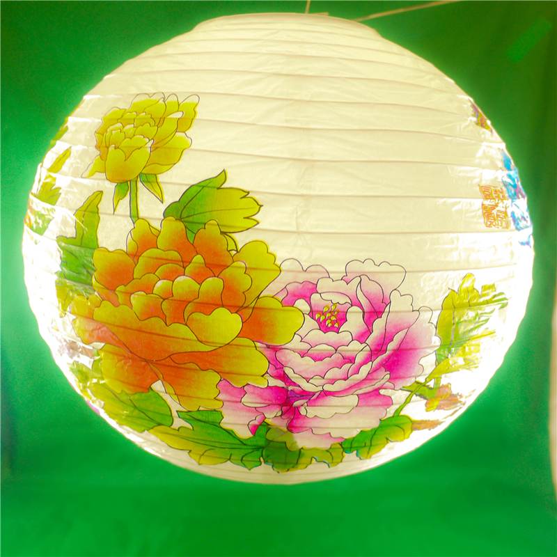 Traditional Chinese Paper Hanging Lantern Lampshade Chinese Flower Garden eBay
