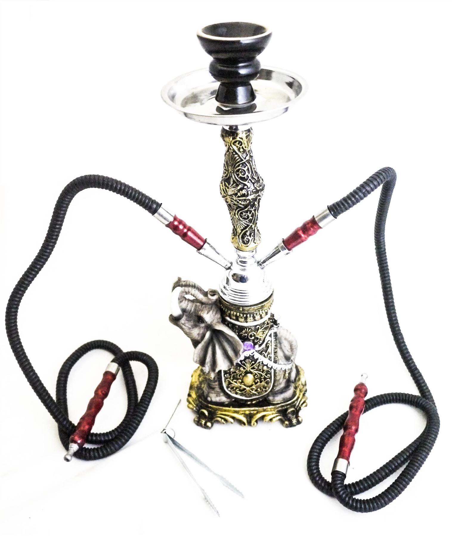 Animal Shisha Sheesha Hookah Nargila Single/Double Twin Pipe Elephant
