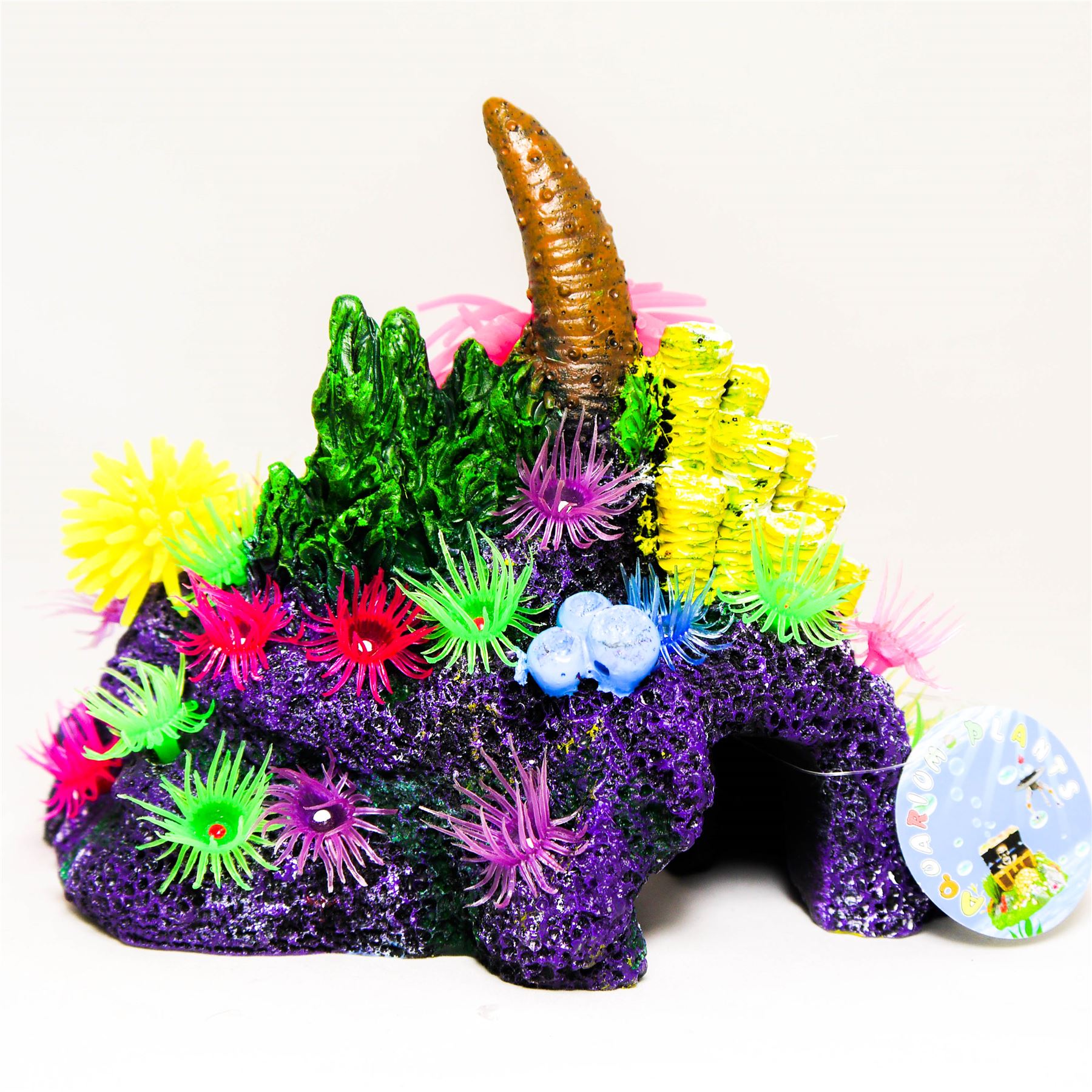 Realistic Aquarium Ornament Fish Tank Decoration Tropical Marine Coral