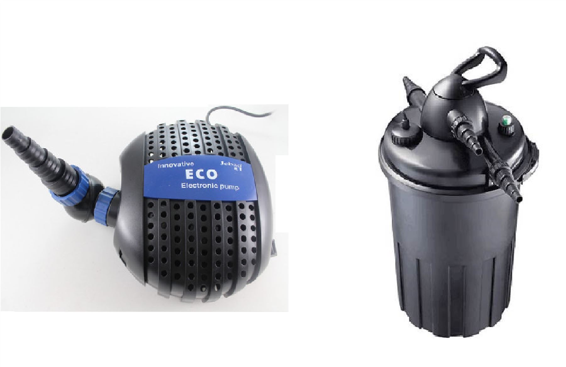 Jeboa EFP Submersible PUMP & CF Pressure UV FILTER Set For Garden Koi
