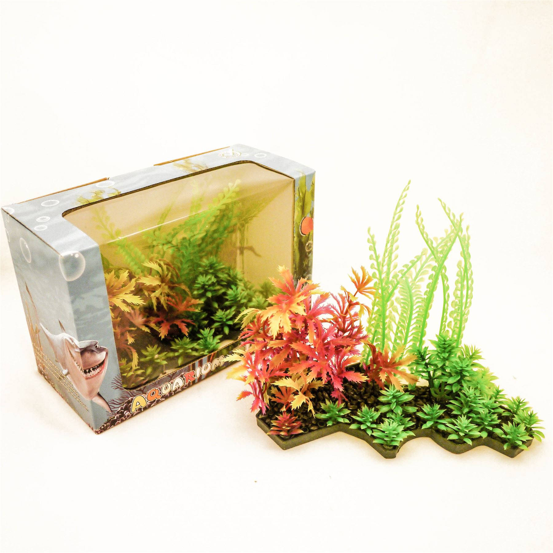 Artificial Aquarium Plant Cluster Fish Tank Decoration Ornament Plastic