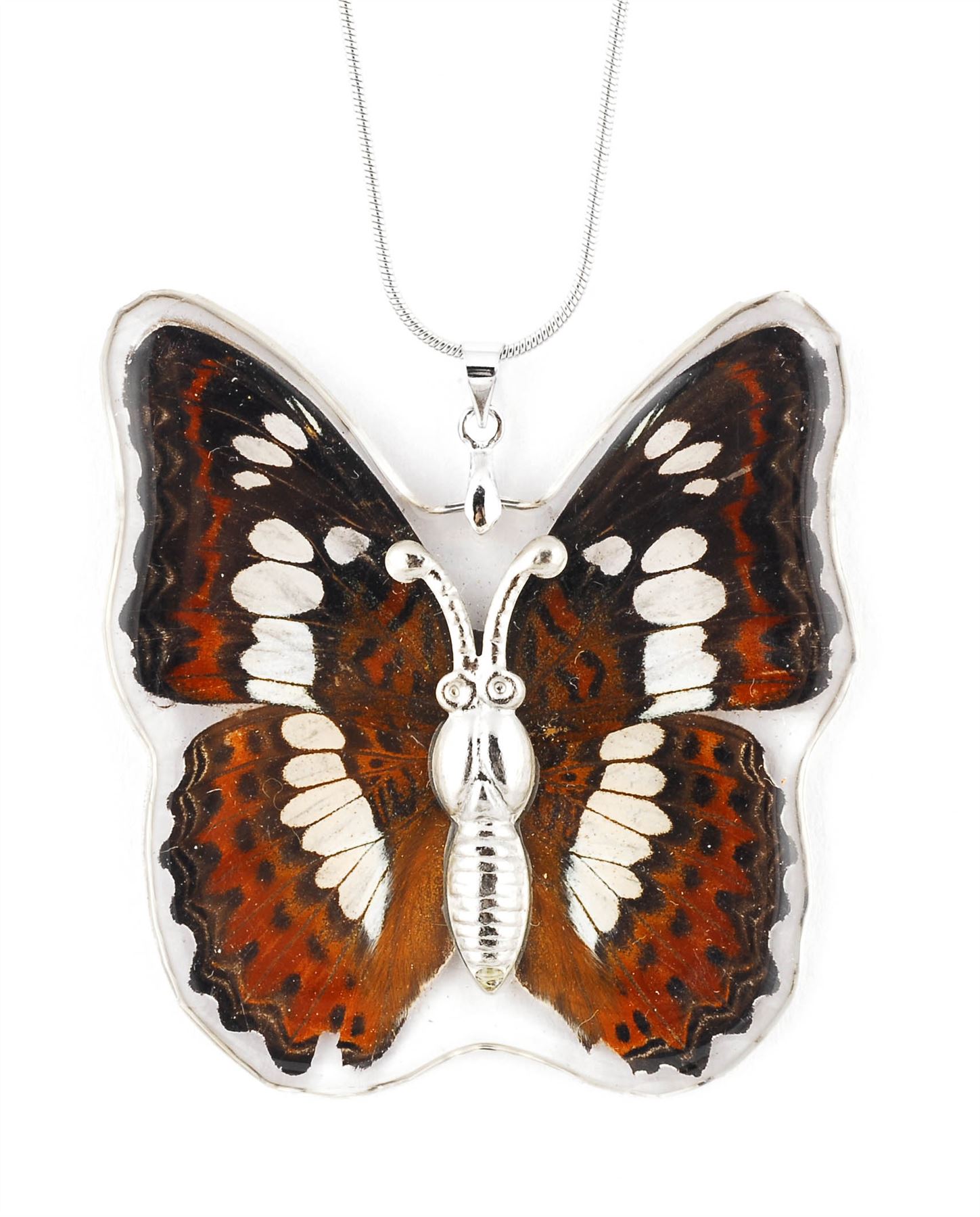 Real Insect Butterfly Wings Necklace Pendant Charm Jewelry Butterflies