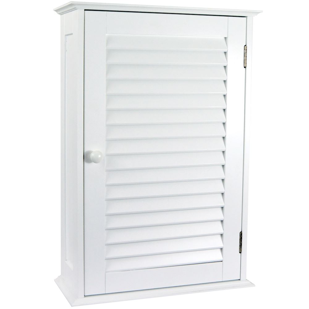 Bathroom Wall Mounted Single Shutter Door White Storage By Home