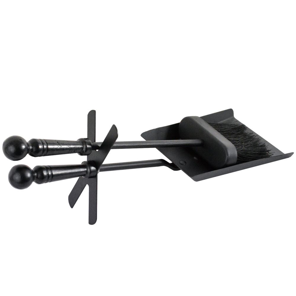 Hearth Fire Shovel And Brush Set Fireside Fireplace Tidy Tools By Home Discount eBay