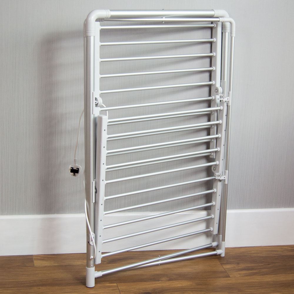 Portable Heated Clothes Airer Folding Indoor Laundry Washing Dryer