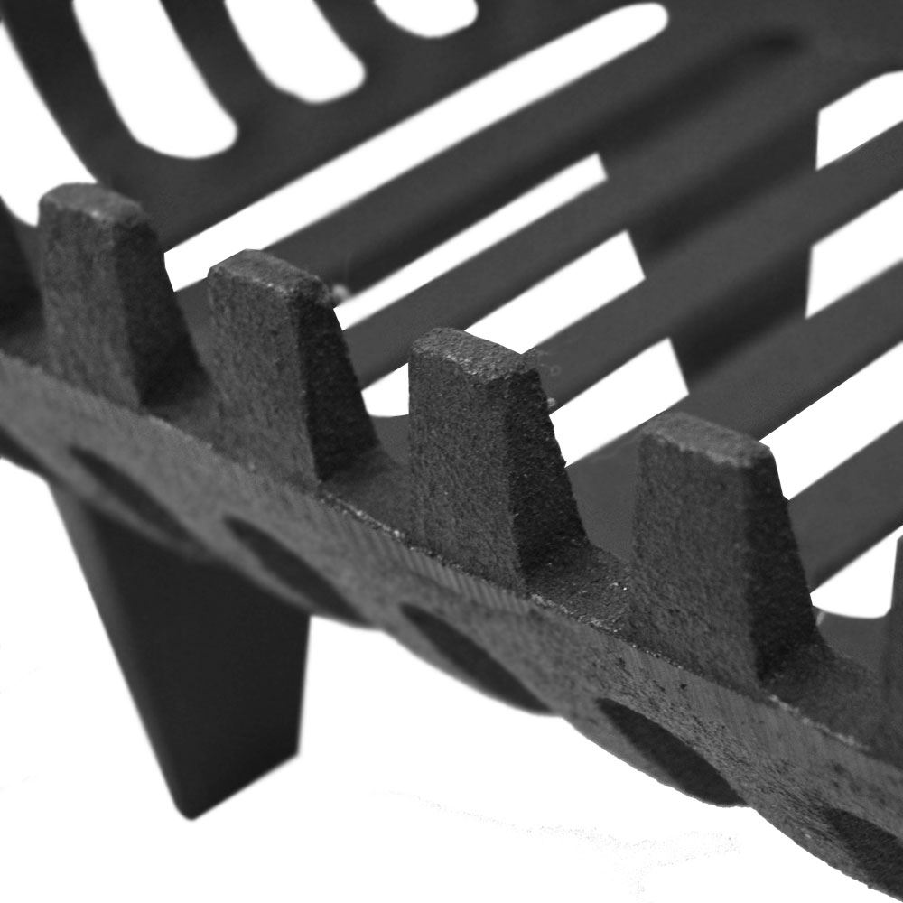 Cast Iron Fire Grate Fireside Log Basket Fireplace Holder By Home