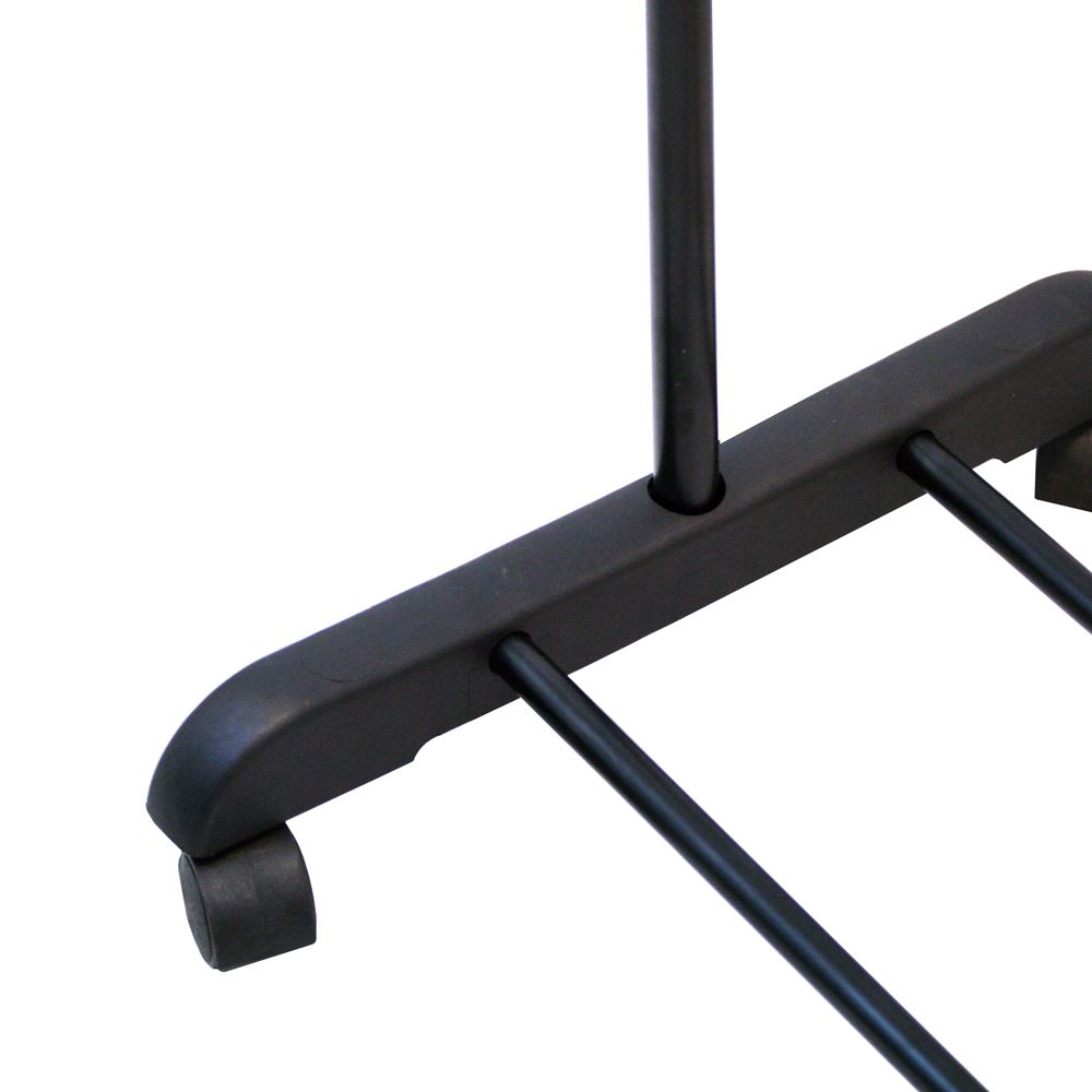 Single Garment Rack Clothes Adjustable Portable Hanging Rail By Home