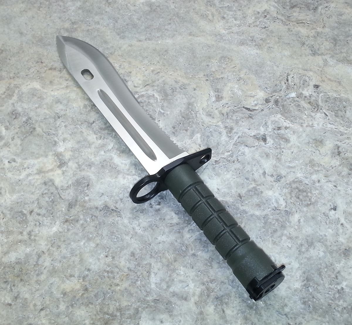 12.75" Stainless Steel Serrated Blade Hunting Survival Knife