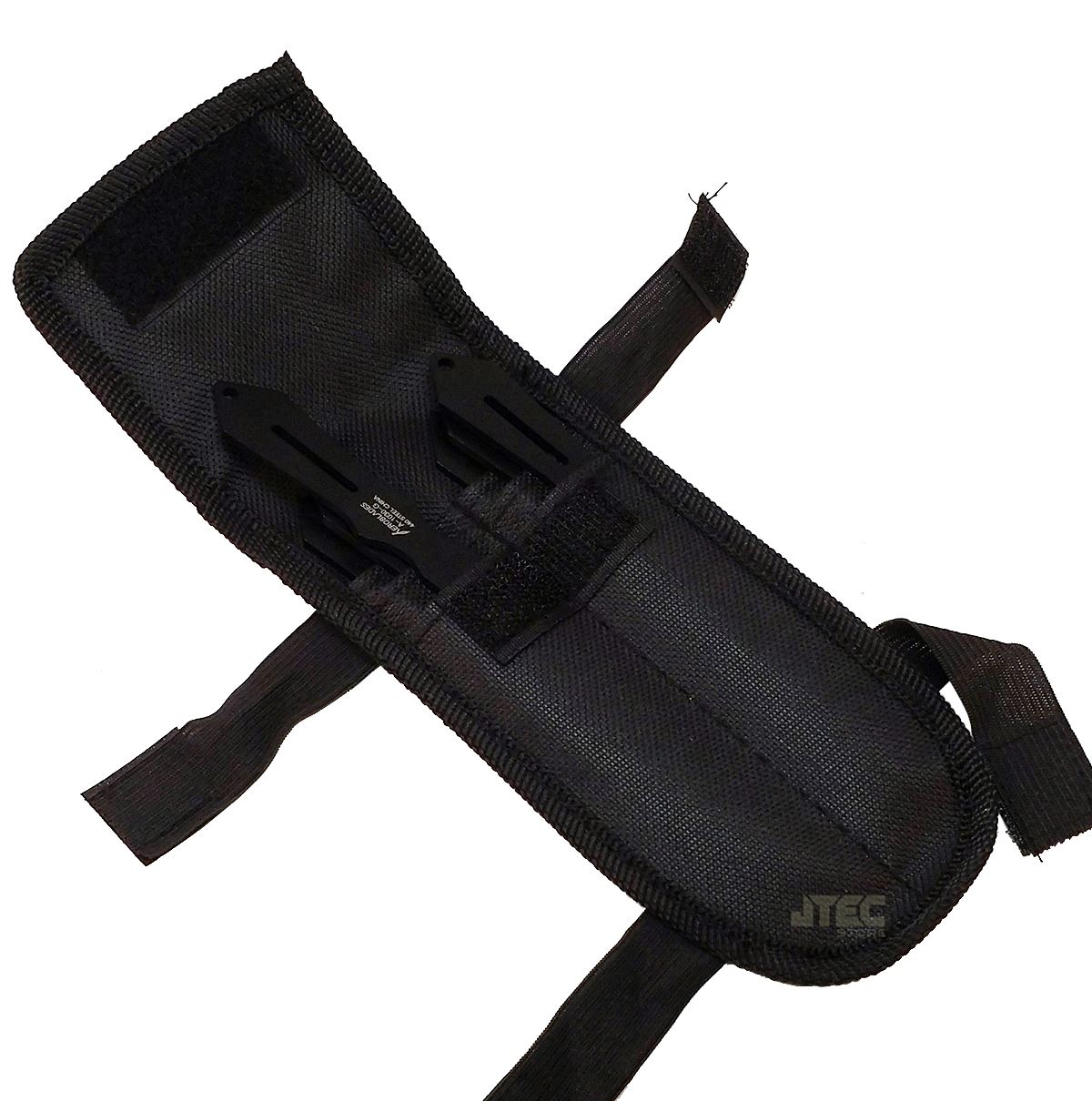 6pc Throwing Knives w/ Wrist Sheath NARUTO KUNAI Black Ninja Knife Set