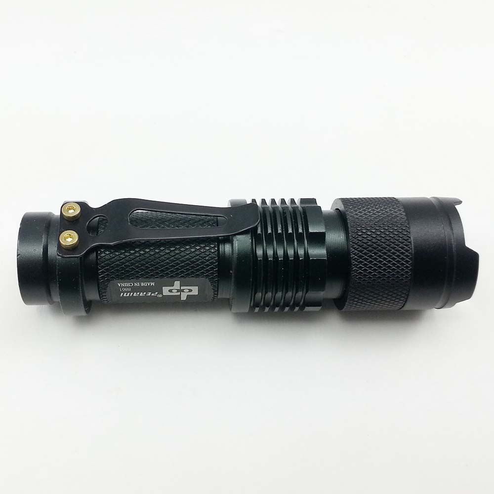 2pc Set POLICE Tactical 350 LUMENS LED FLASHLIGHT Super Bright BLACK