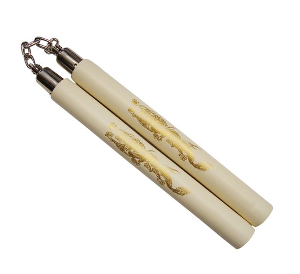 Practice Nunchucks Toy Nunchaku White BR42 eBay