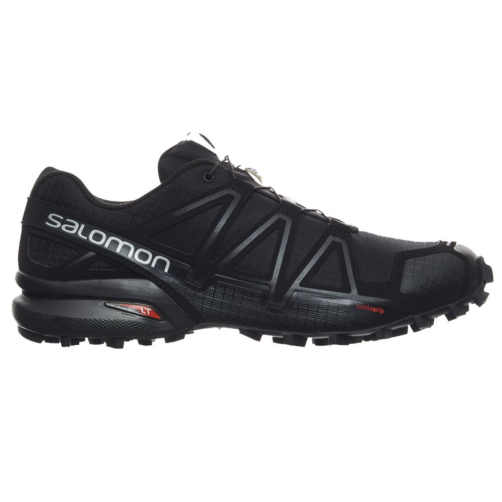 Salomon Speedcross 4 Quicklace Black Mens Trainers eBay