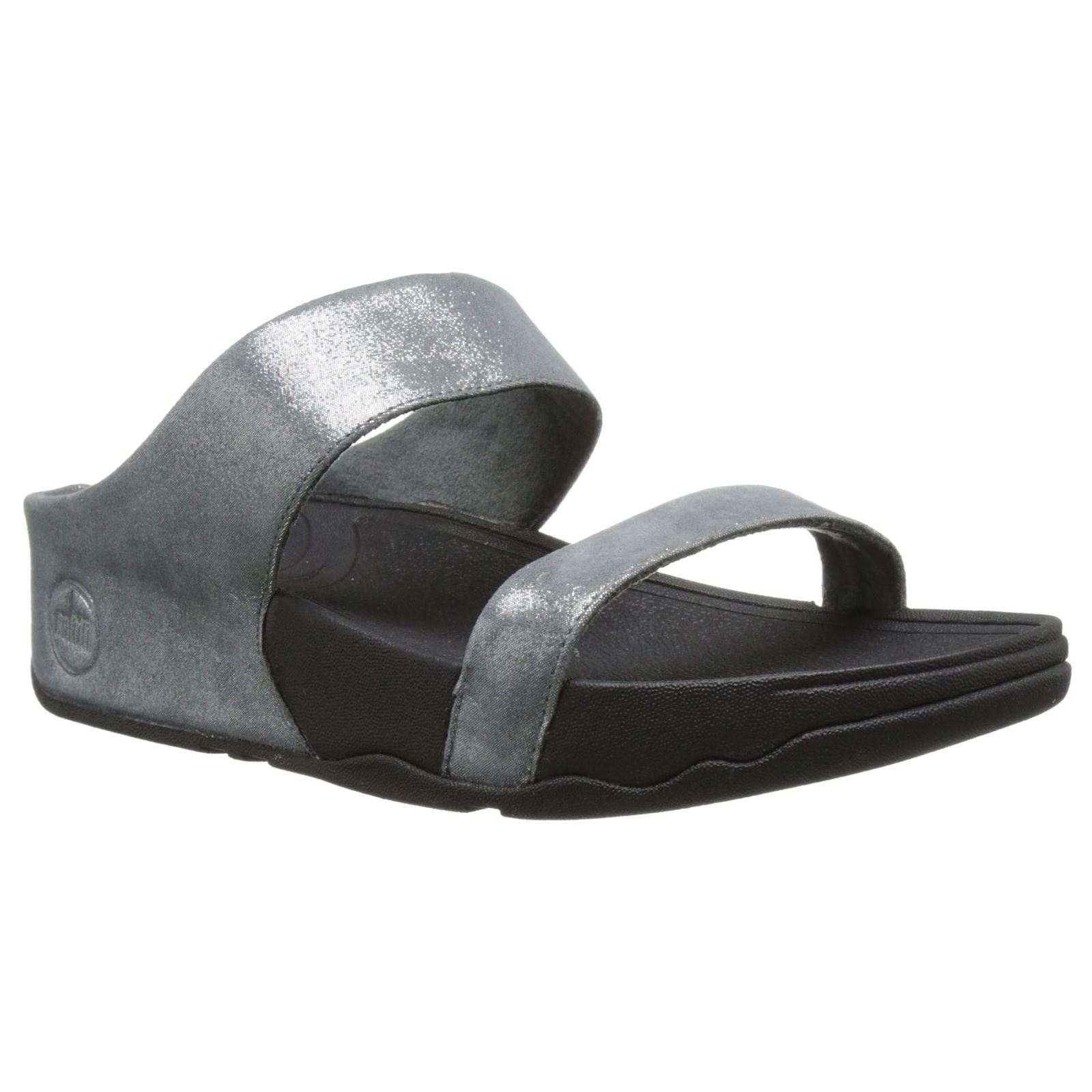 lulu slide pewter fitflop lulu slide pewter fitflop