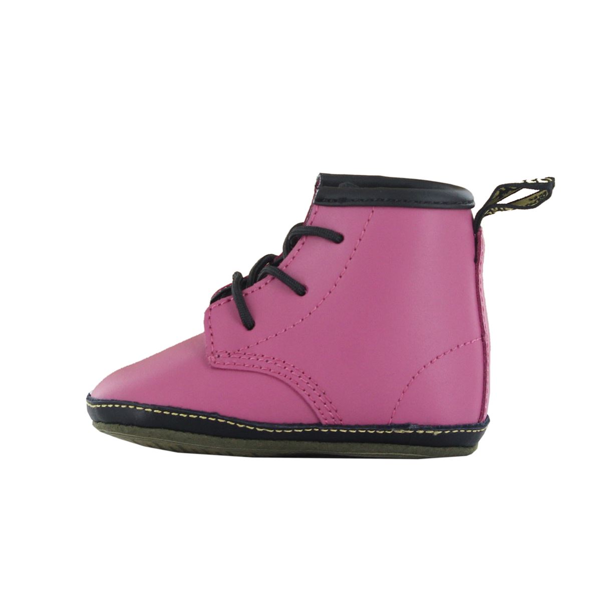 Dr.Martens Auburn Crib Bootie Leather Infants Baby Lace Up Soft Soles